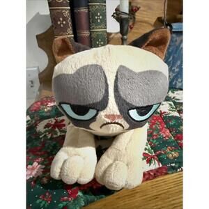 GRUMPY CAT Kitty Stuffed Animal Plush 6" Lazy Cat Toy Factory 2017 Kids 3+